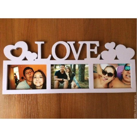 LOVE Decorative Photo Frame – Couple & Family Memory Display -04FR0001