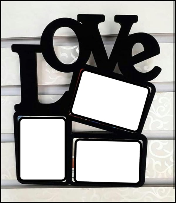 LOVE Decorative Photo Frame – Couple & Family Memory Display -04FR0001