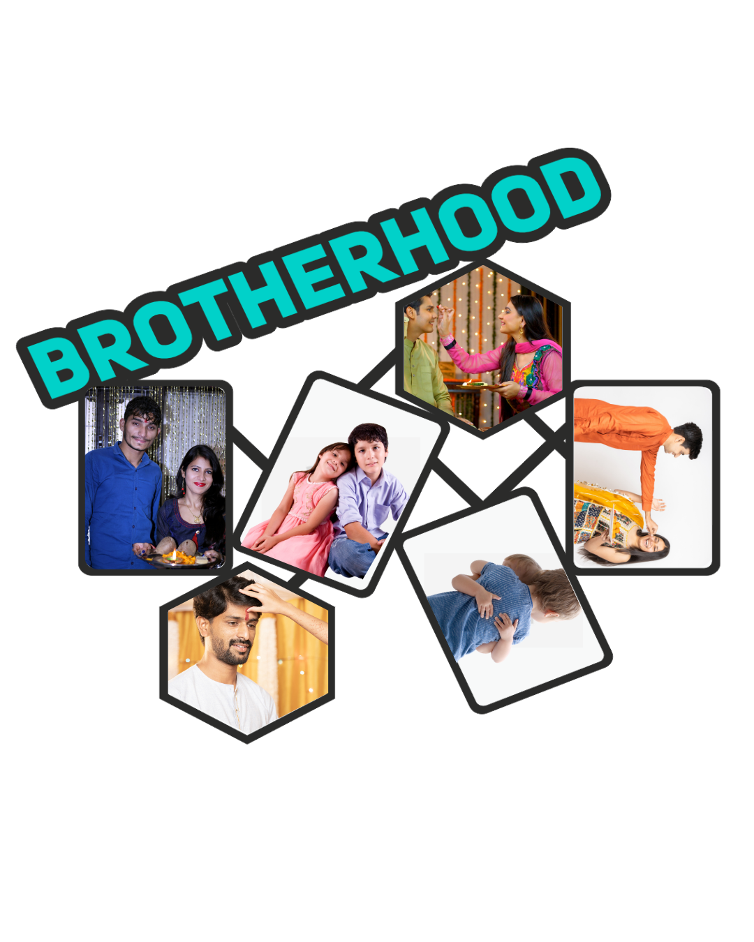 "Brother Photo Frame Set – Celebrate Love & Lifelong Bonds"-04FR0021