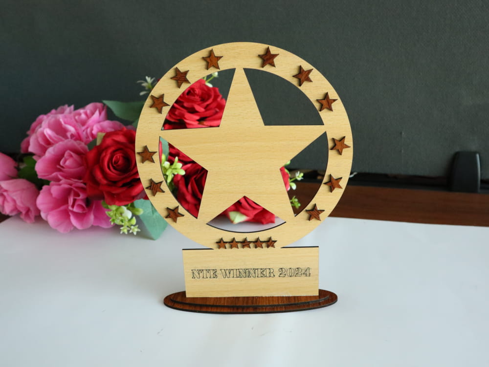 Elegant Wooden & Acrylic Trophy Collection – 11CT0008