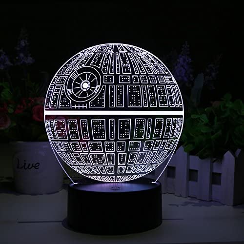 Star Wars R2-D2 3D Illusion Lamp Star Wars Death Star 3D Illusion Lamp Star Wars X-wing 3D Illusion Lamp - 11CT0019