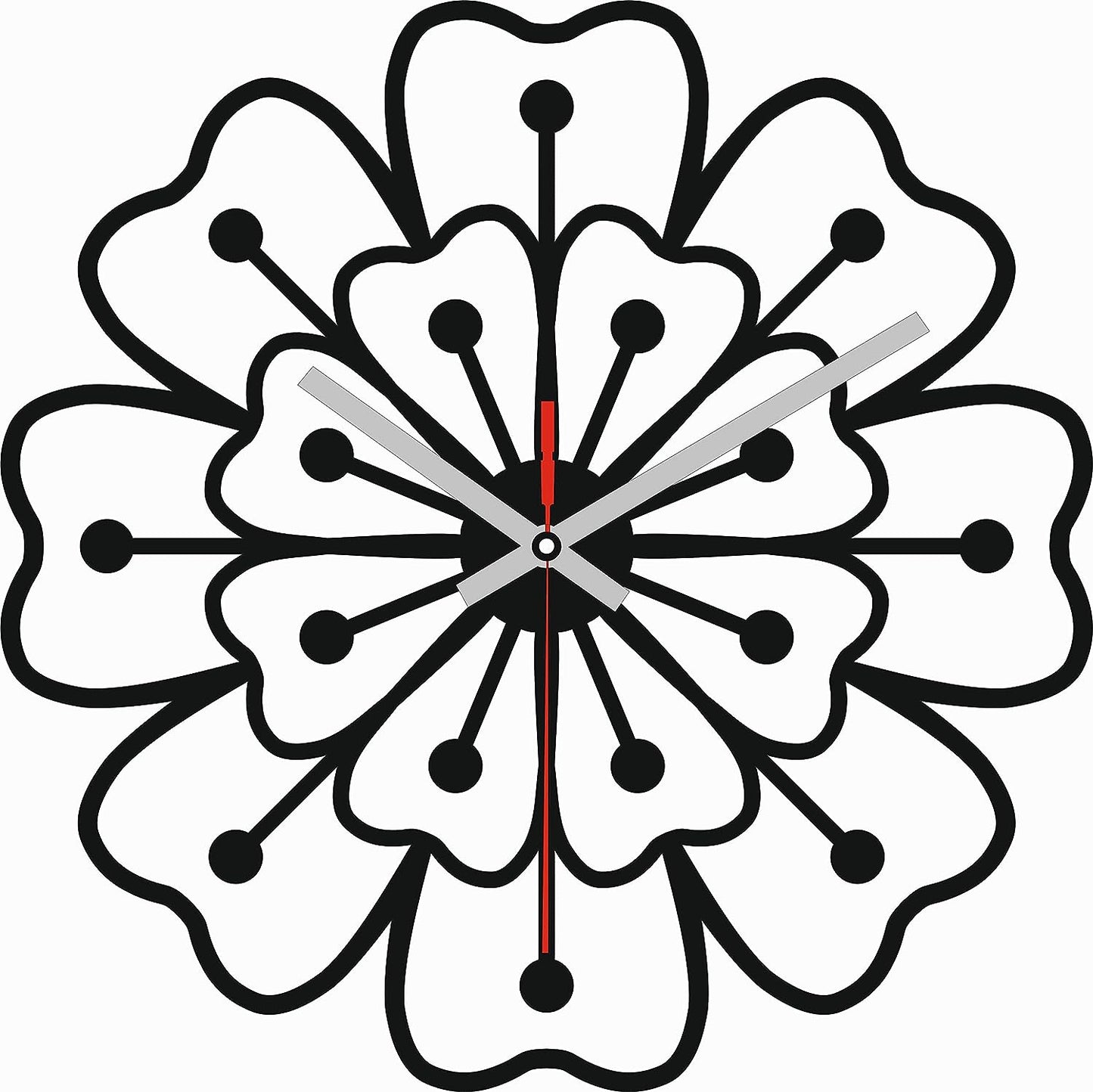 Modern Design Wall Clock Minimalist Decor - 12CL0005