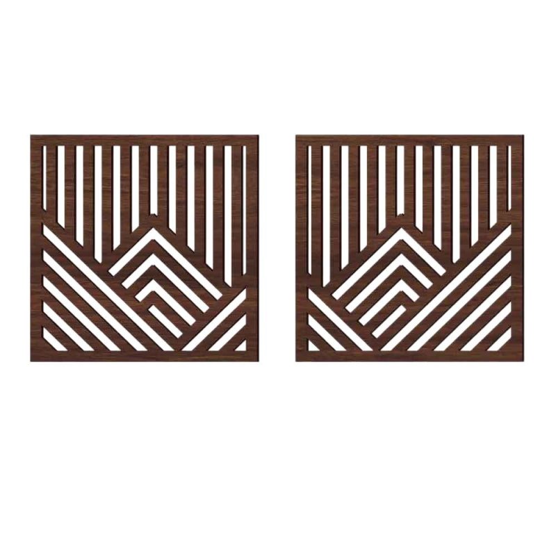 Modern Geometric Wood Art - 21HD0001