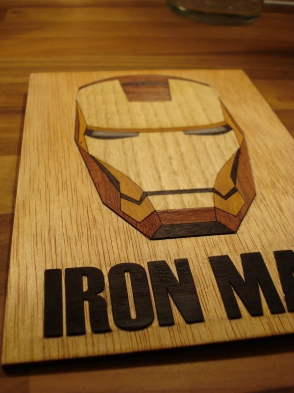 Iron Man Wood Veneer - 21HD0020