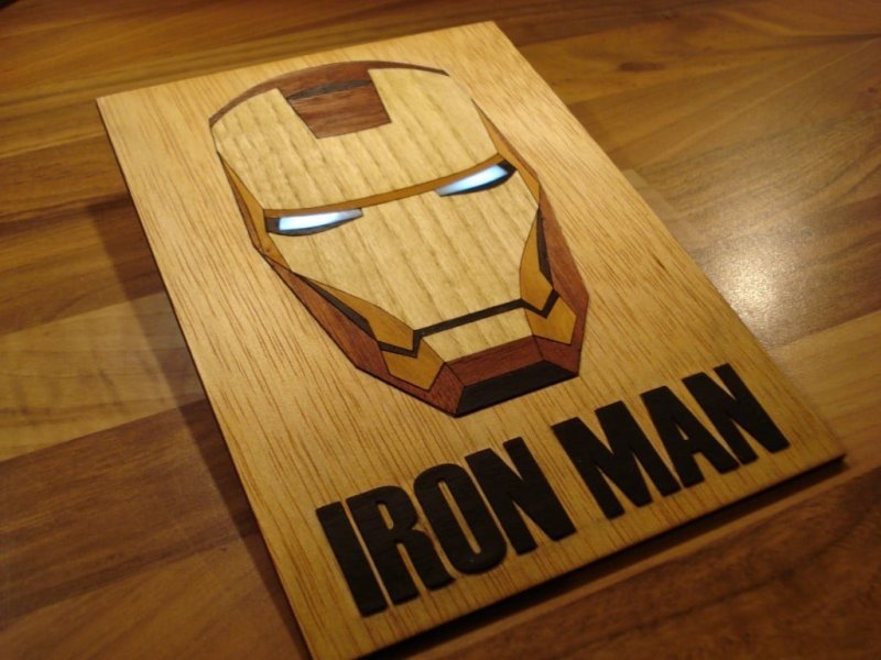 Iron Man Wood Veneer - 21HD0020