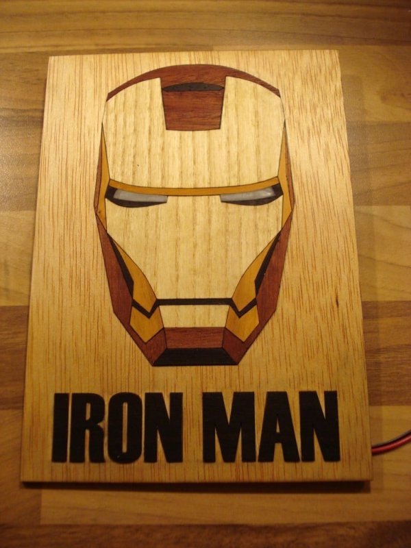 Iron Man Wood Veneer - 21HD0020