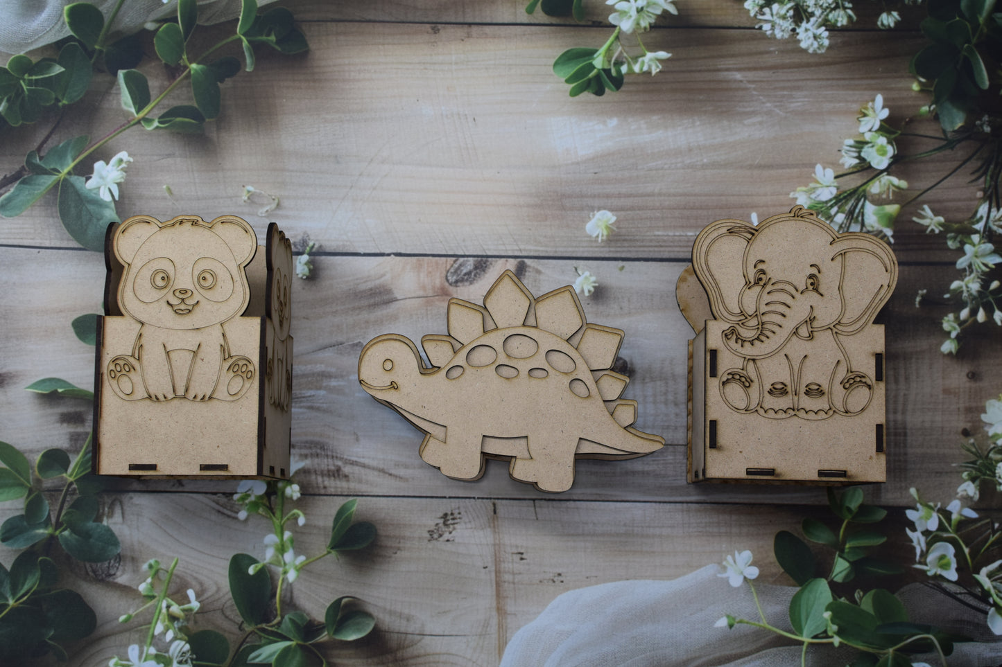 DIY Wooden Animal Shape Pen Stand – 07KS0020