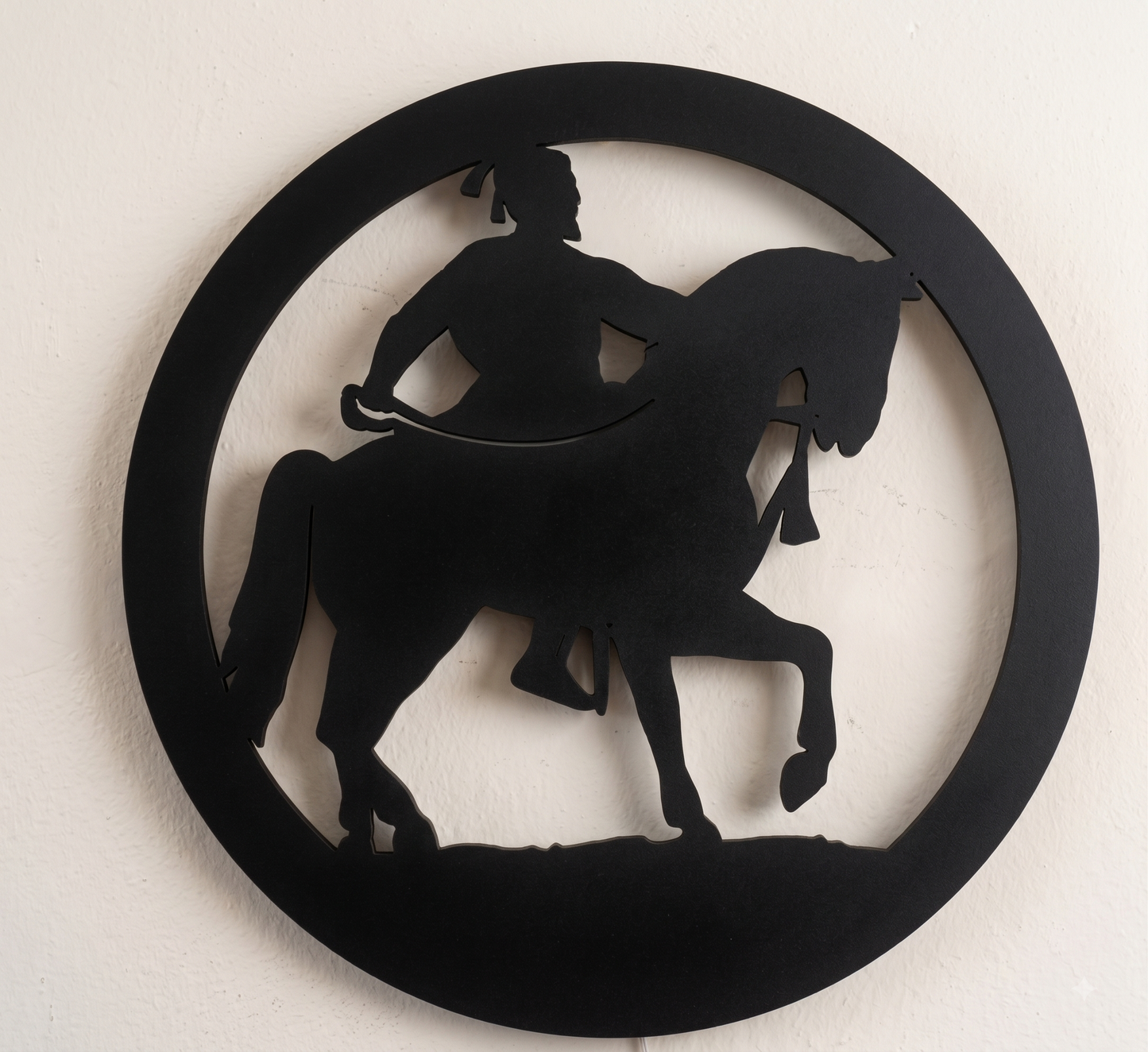 Chhatrapati Shivaji Maharaj Silhouette Wall Art – Warrior Home Decor