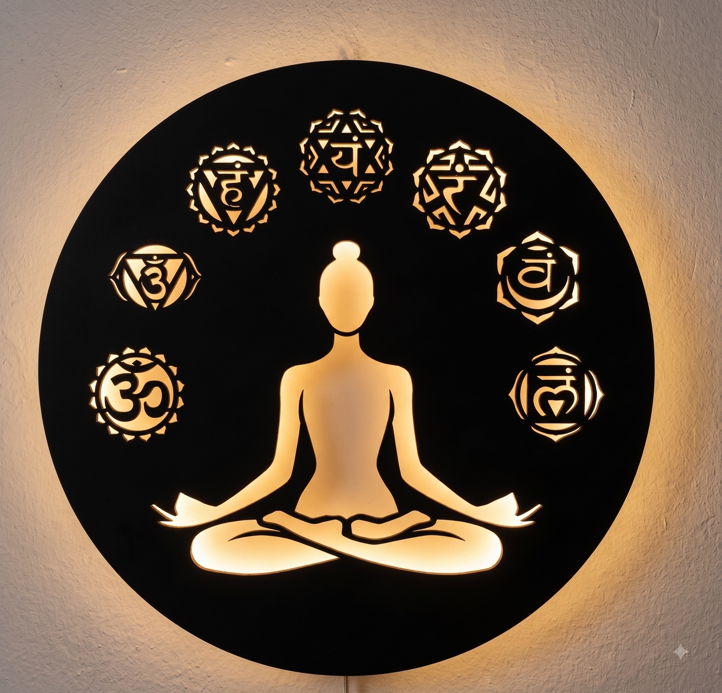 Gautam Buddha Chakra Meditation Wall Hanging
