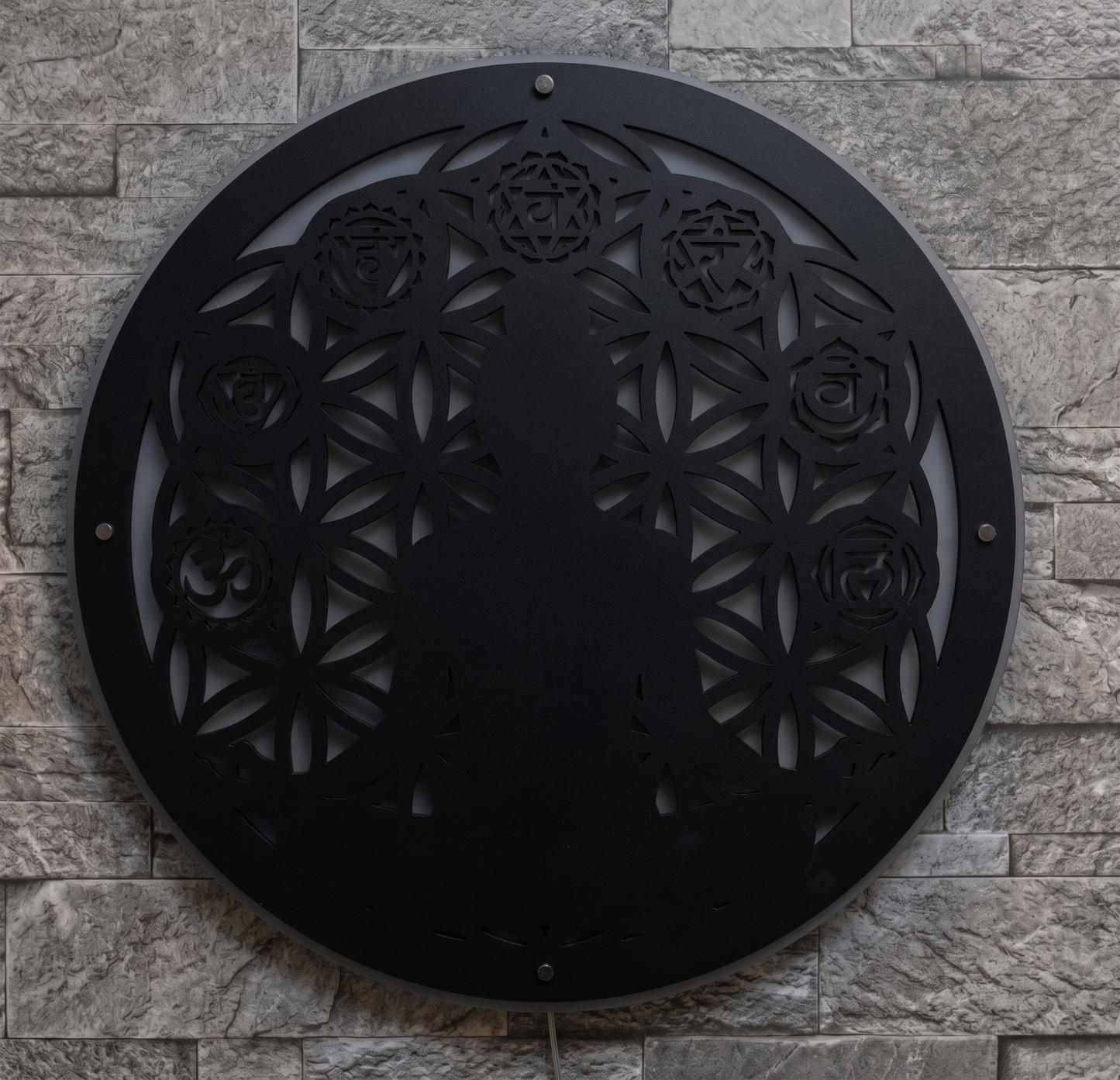 Gautam Buddha Chakra Meditation Wall Hanging