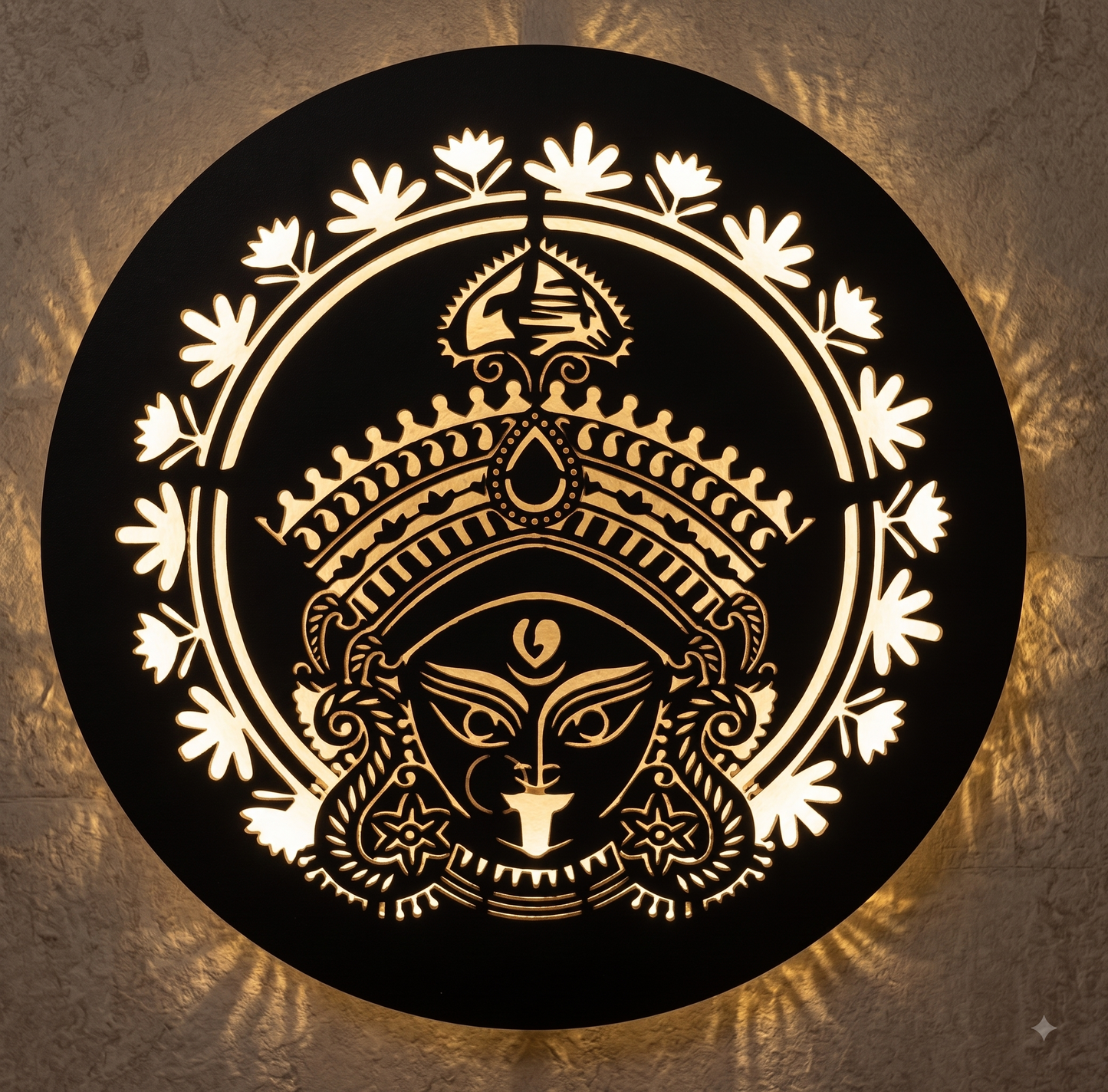 MAA DURGA DIVINE MUKHDA WALL HANGING