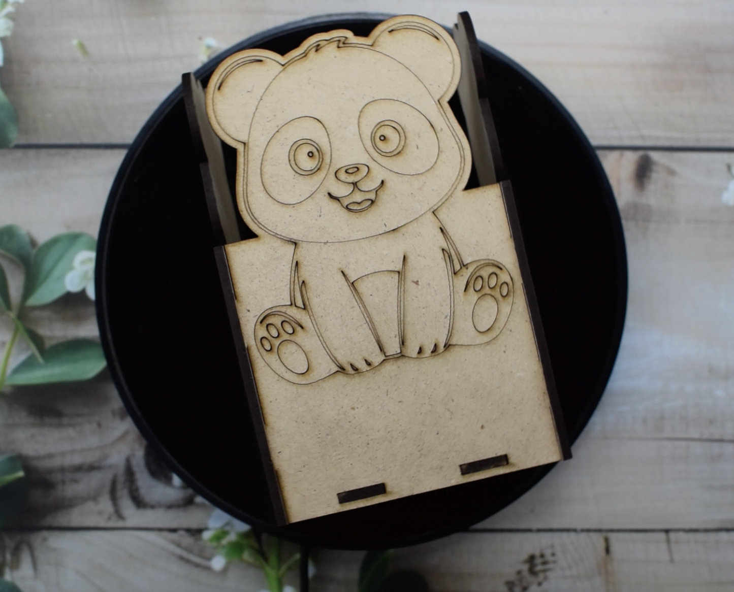 DIY Wooden Animal Shape Pen Stand – 07KS0020