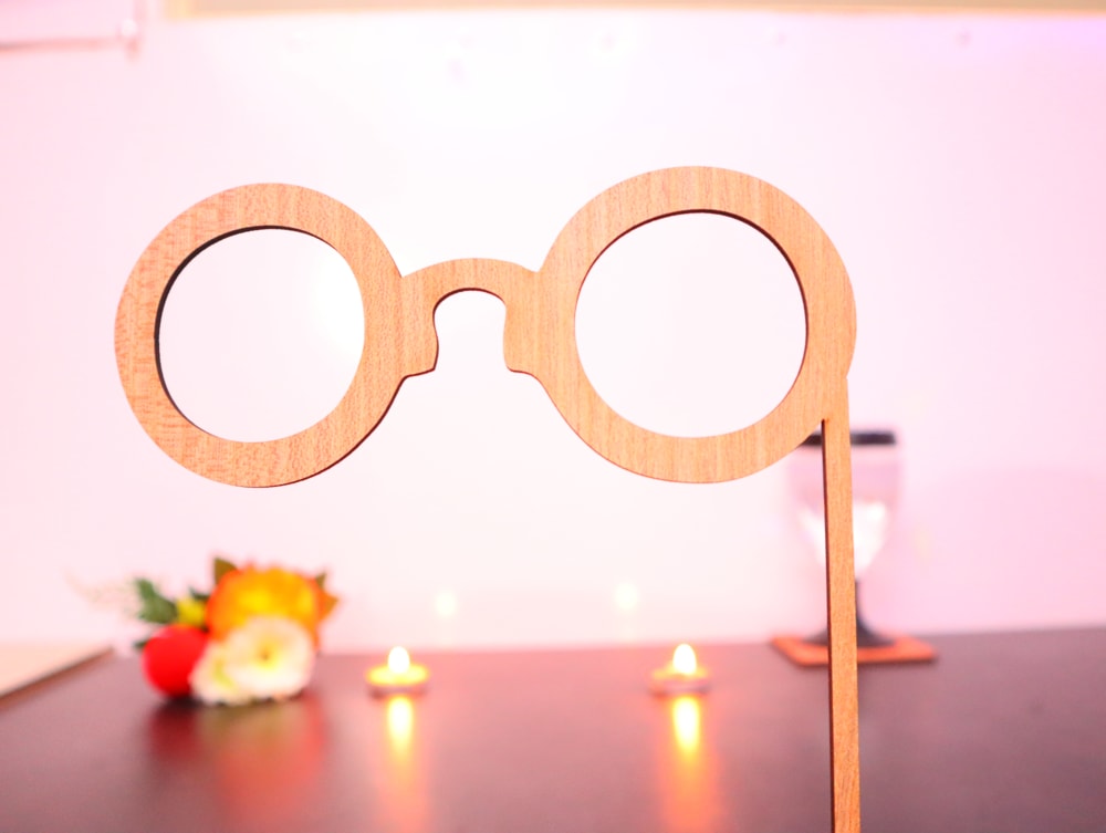 Fun Wooden Eyewear Props for Parties & Events - 07KS0013