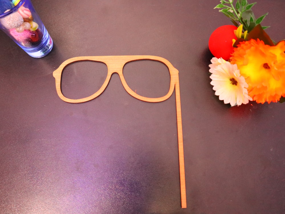 Fun Wooden Eyewear Props for Parties & Events - 07KS0013
