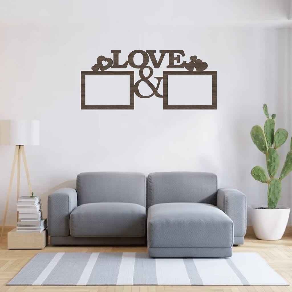 LOVE Decorative Photo Frame – Couple & Family Memory Display -04FR0001