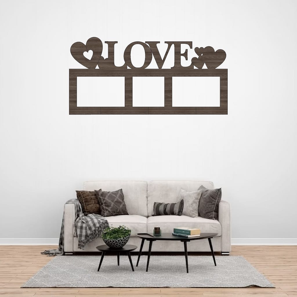 LOVE Decorative Photo Frame – Couple & Family Memory Display -04FR0001