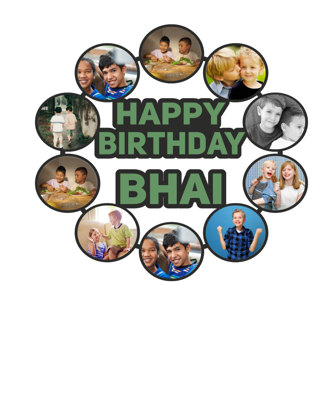 "Brother Photo Frame Set – Celebrate Love & Lifelong Bonds"-04FR0021