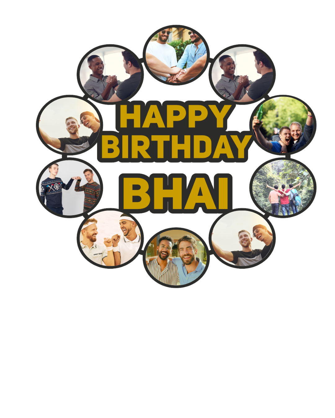 "Brother Photo Frame Set – Celebrate Love & Lifelong Bonds"-04FR0021