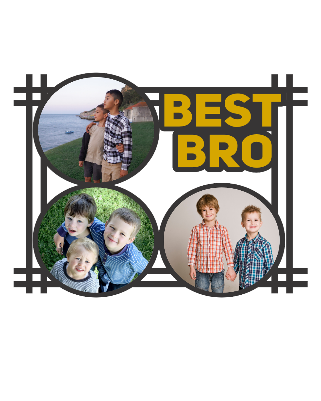 "Brother Photo Frame Set – Celebrate Love & Lifelong Bonds"-04FR0021