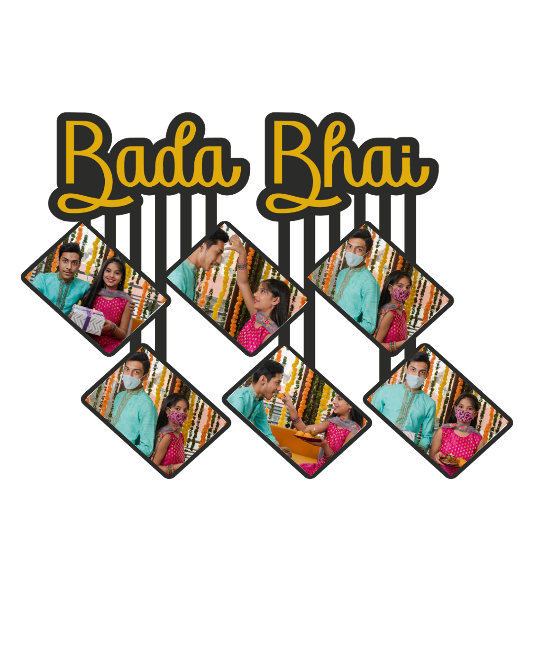 "Brother Photo Frame Set – Celebrate Love & Lifelong Bonds"-04FR0021