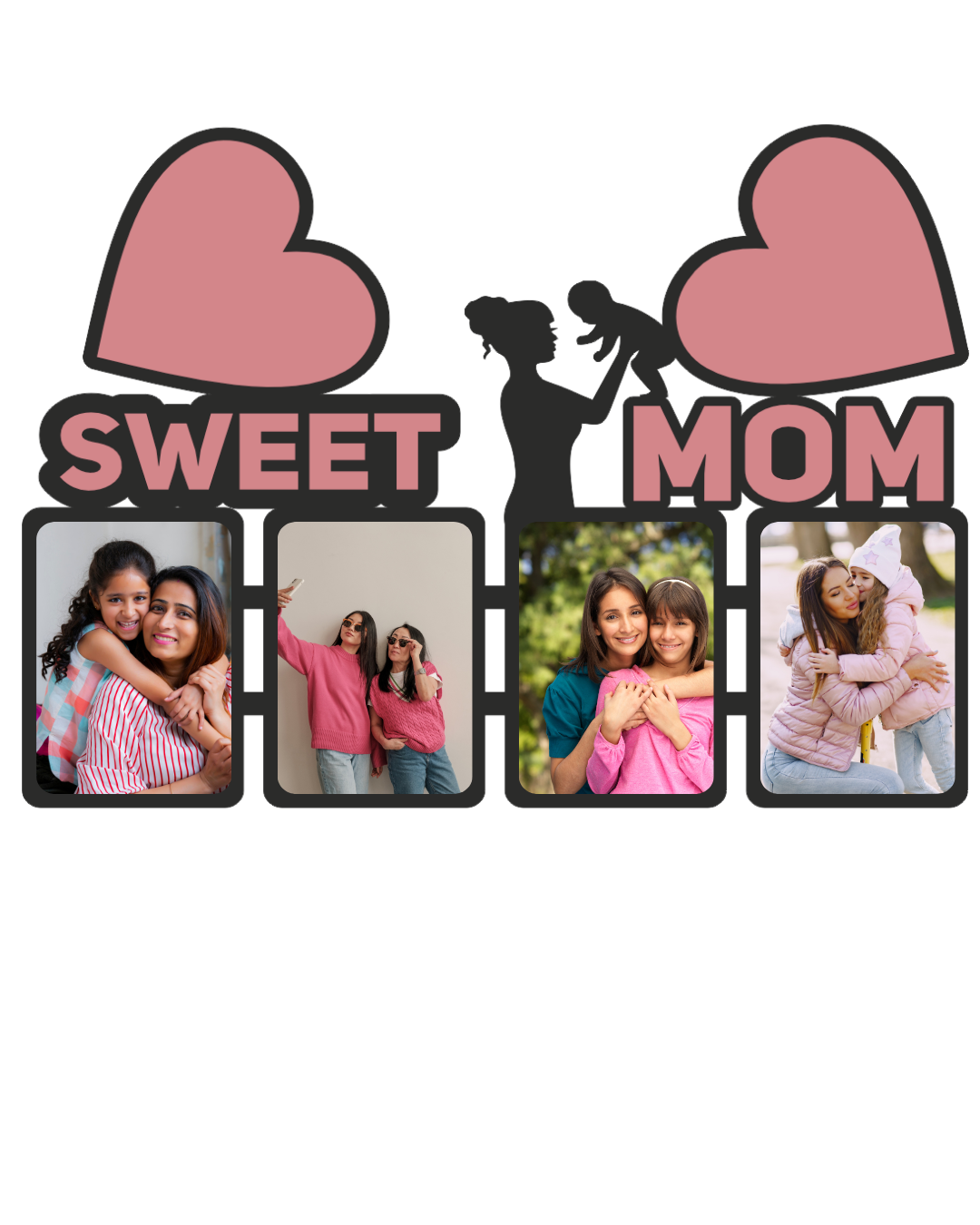 Mom Photo Frame – Love, Gratitude & Memories Wall Décor -04FR0025