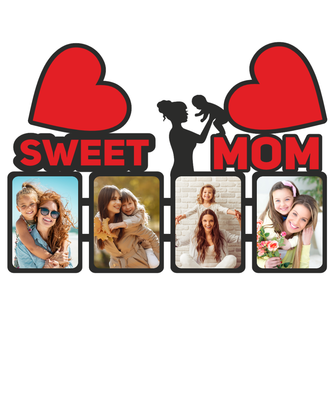 Mom Photo Frame – Love, Gratitude & Memories Wall Décor -04FR0025