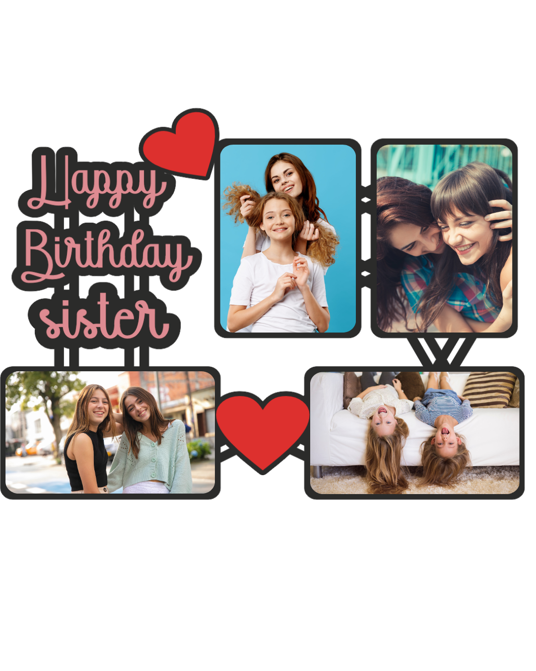 Sister Photo Frame – Bond of Love, Laughter & Memories -04FR0026