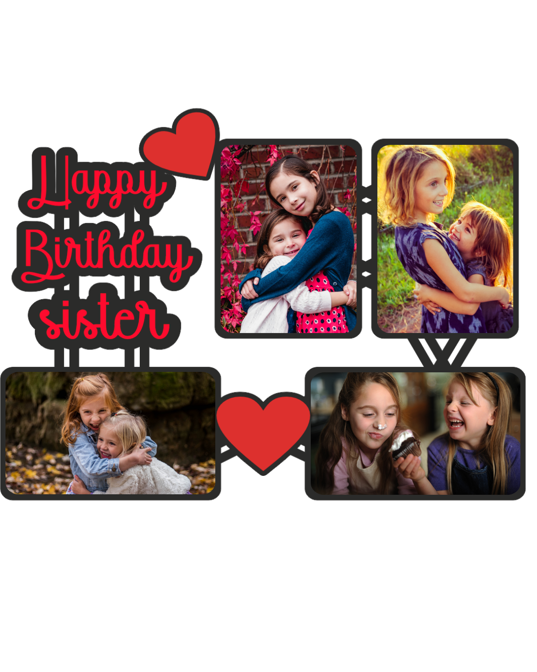 Sister Photo Frame – Bond of Love, Laughter & Memories -04FR0026