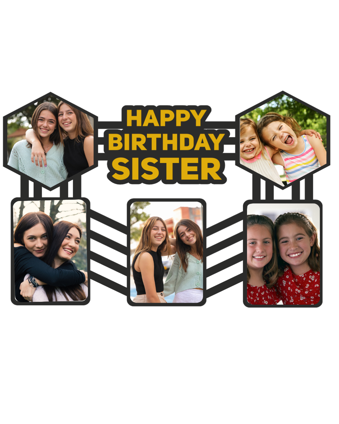 Sister Photo Frame – Bond of Love, Laughter & Memories -04FR0026