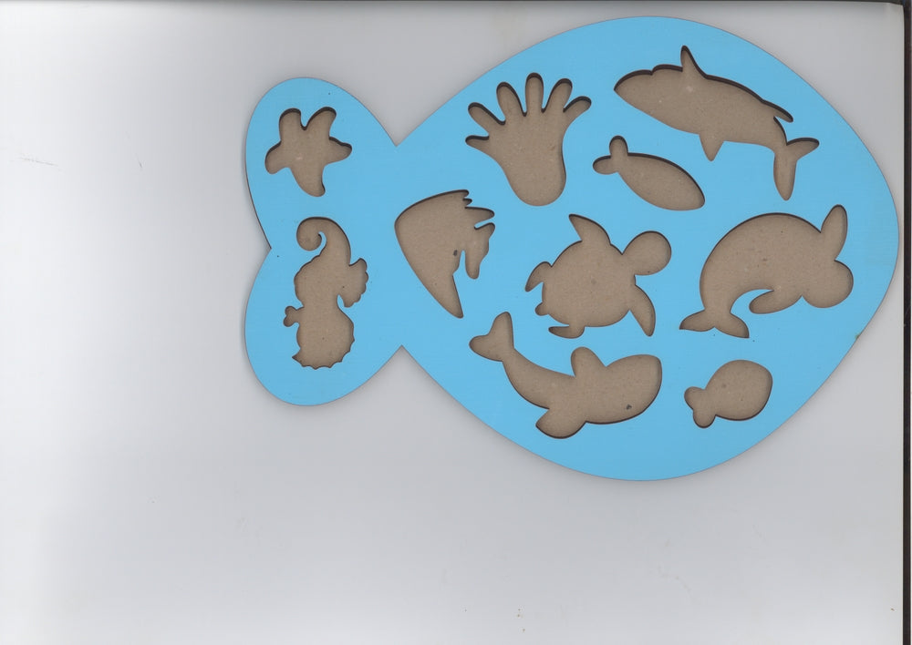 Educational Wooden Puzzle Collection for Kids – Farm, Ocean & Cartoon Themes -07KS0008