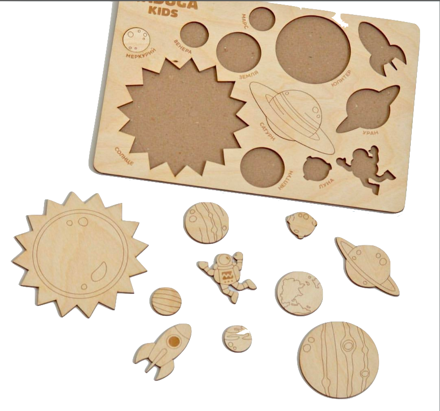 TinyThinkers Wooden Peg Puzzle Set - 07KS0011