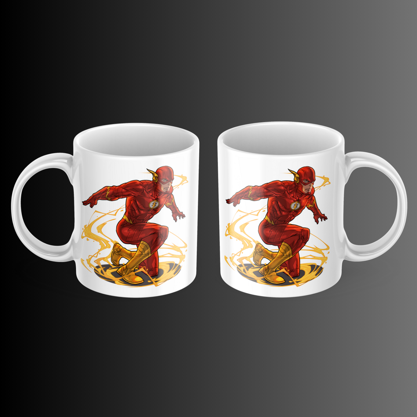 Flash Justice League Character Design Mug