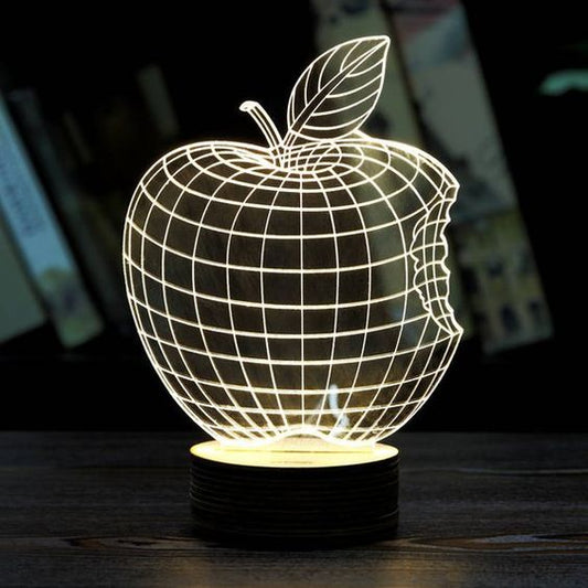 Apple 3D Night Lamp - 11CT0017