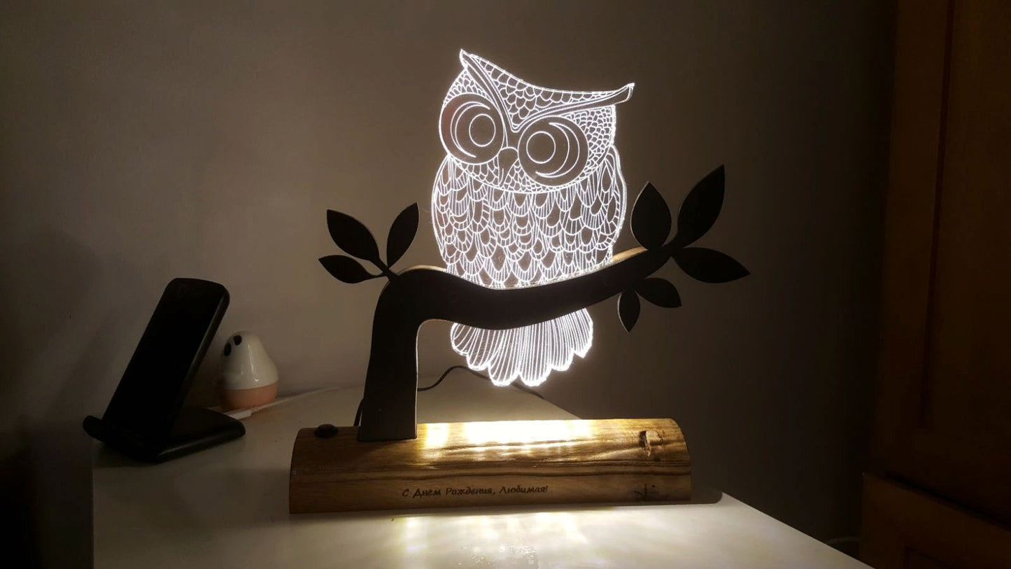Bird 3D Illusion Lamp - 11CT0022