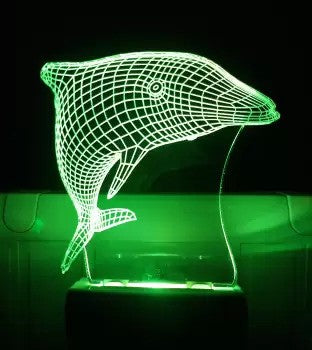 Sea Animal 3D Illusion Lamp - 11CT0023
