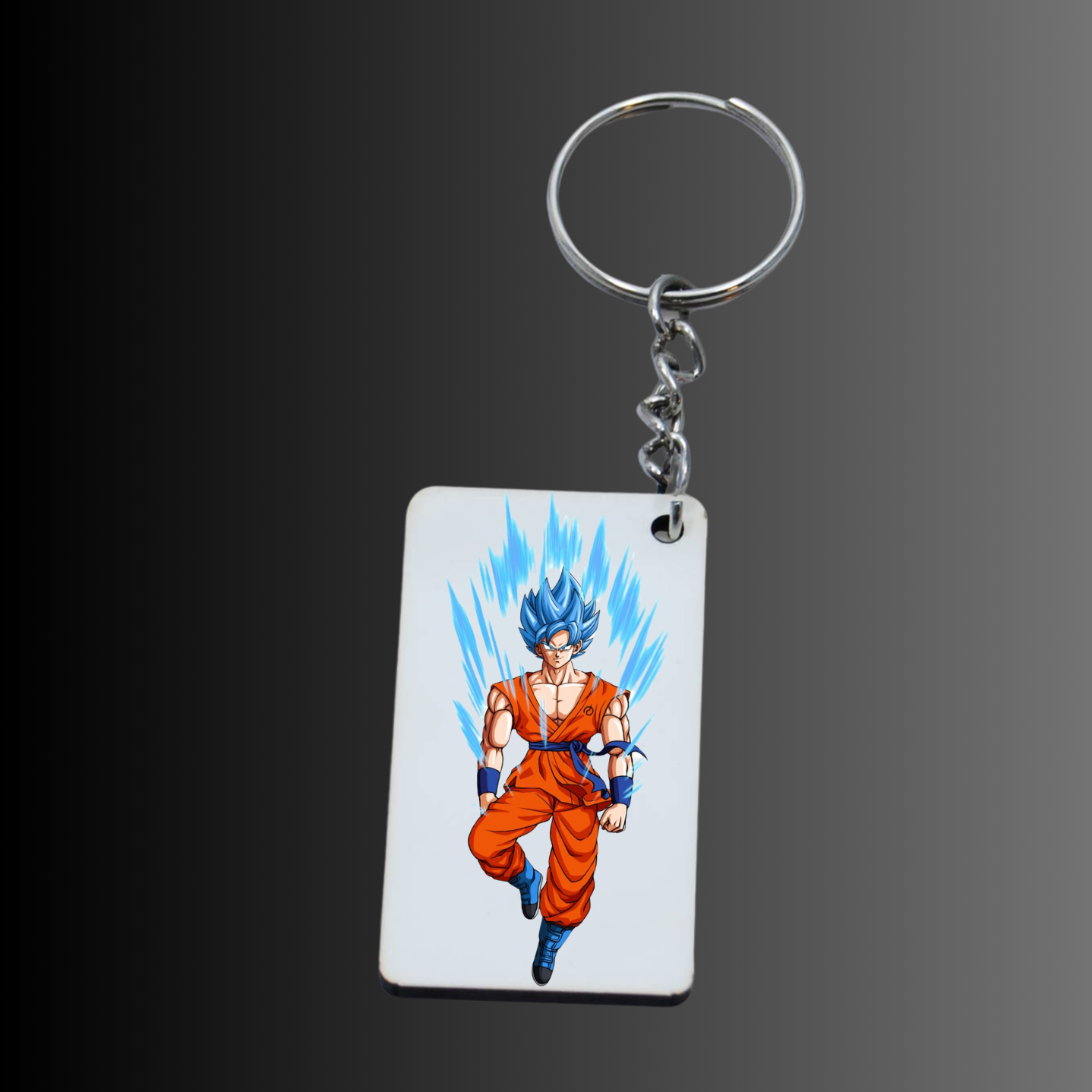 Goku Power Design Keychain