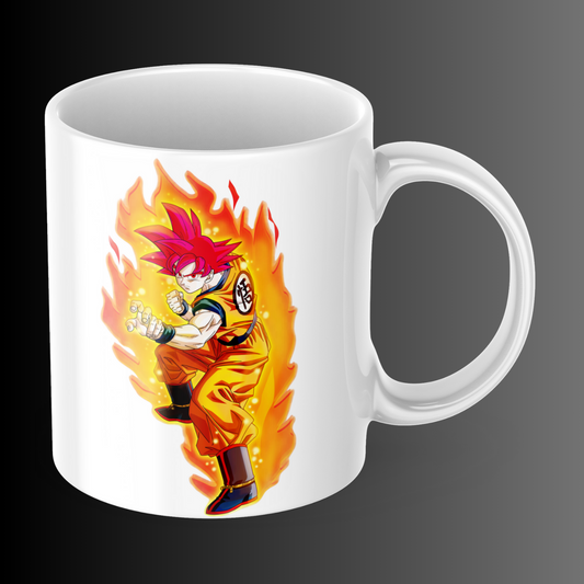 Goku Fire design Mug