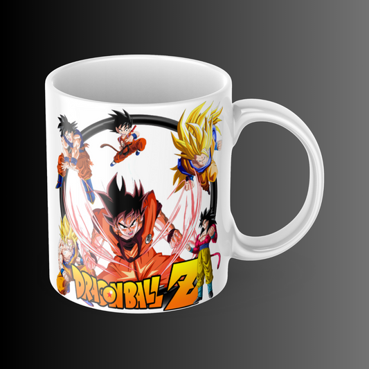 Dragon Ball Z Goku Character Design Mug