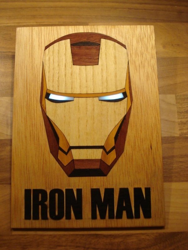 Iron Man Wood Veneer - 21HD0020