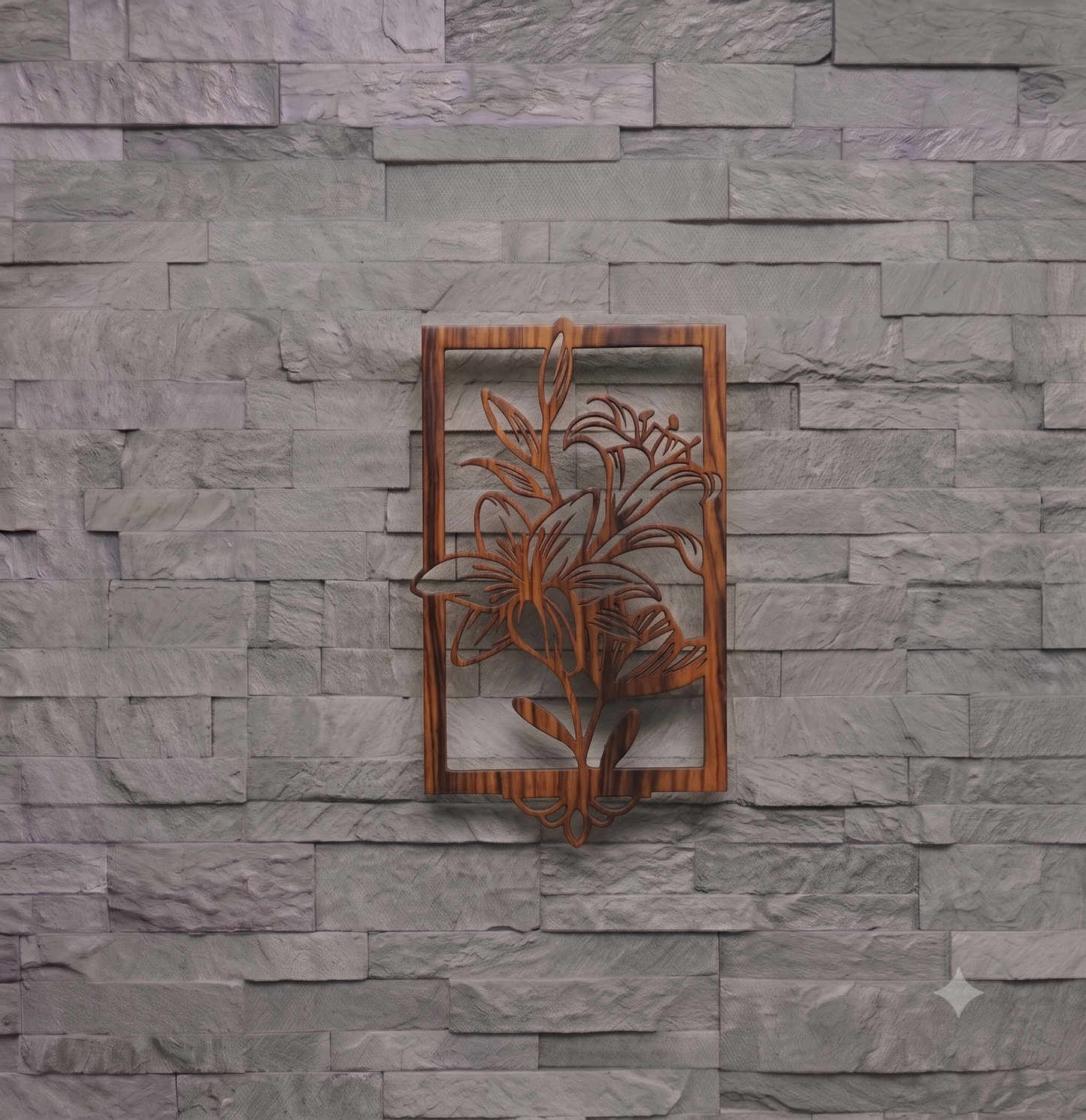 Lily Bloom Framed Wall Hanging Art
