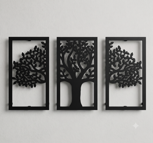 Tree of Life 3-Piece Framed Wall Art Set
