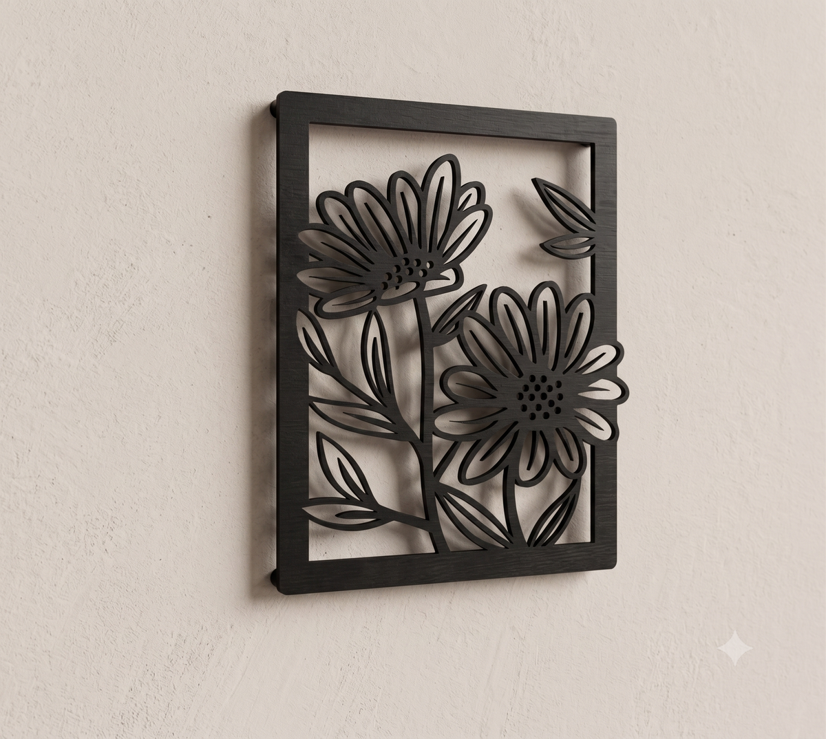 Blooming Daisy Framed Wall Art
