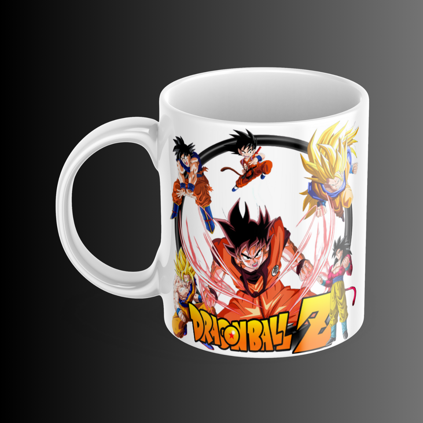 Dragon Ball Z Goku Character Design Mug