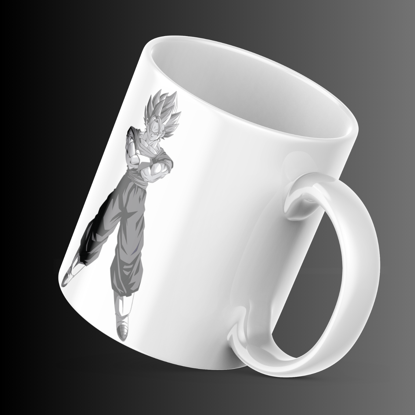 Goku Grey Color Design Mug