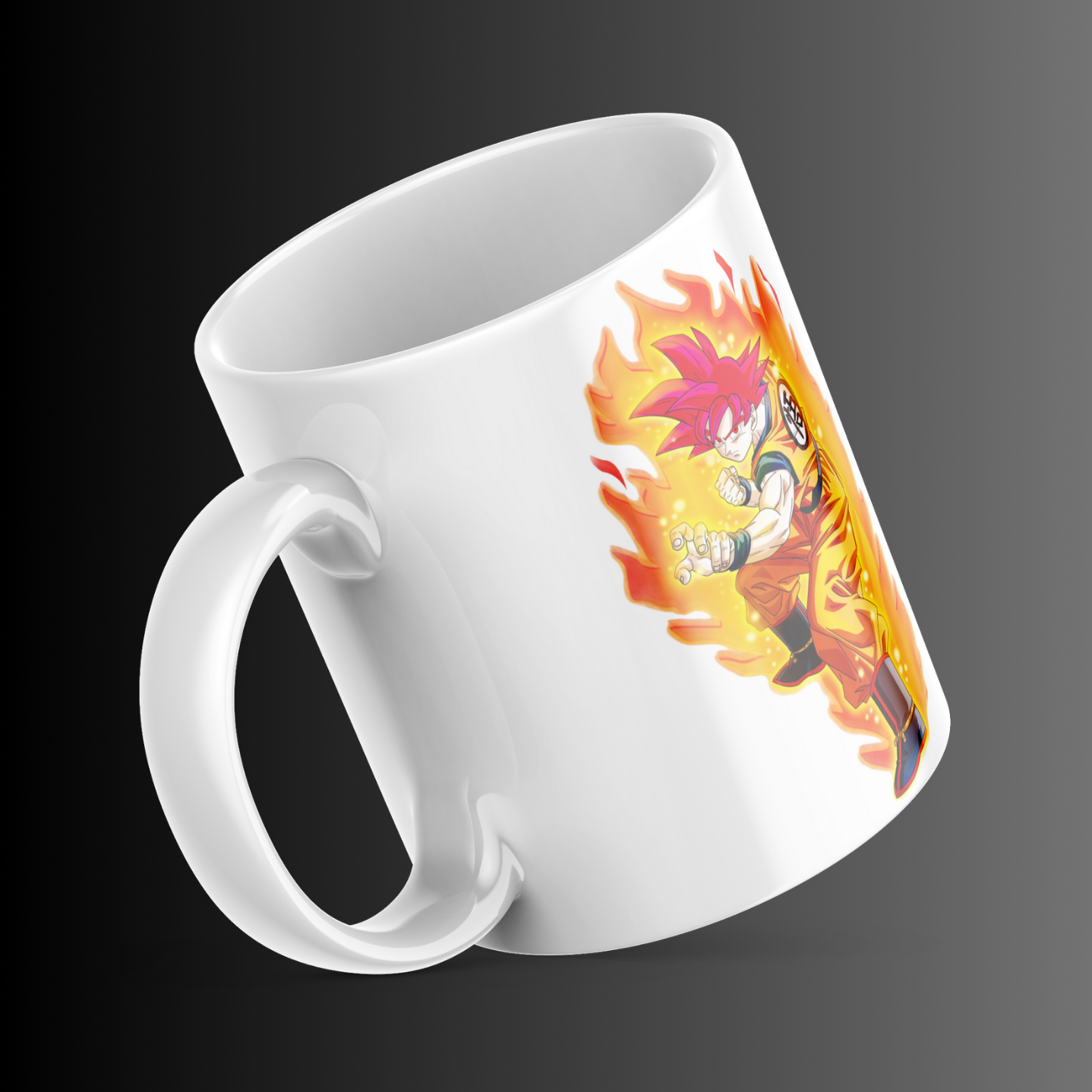 Goku Fire design Mug