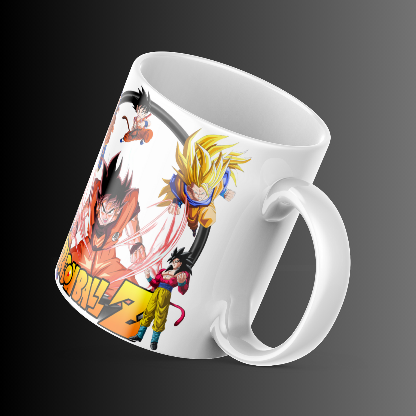 Dragon Ball Z Goku Character Design Mug