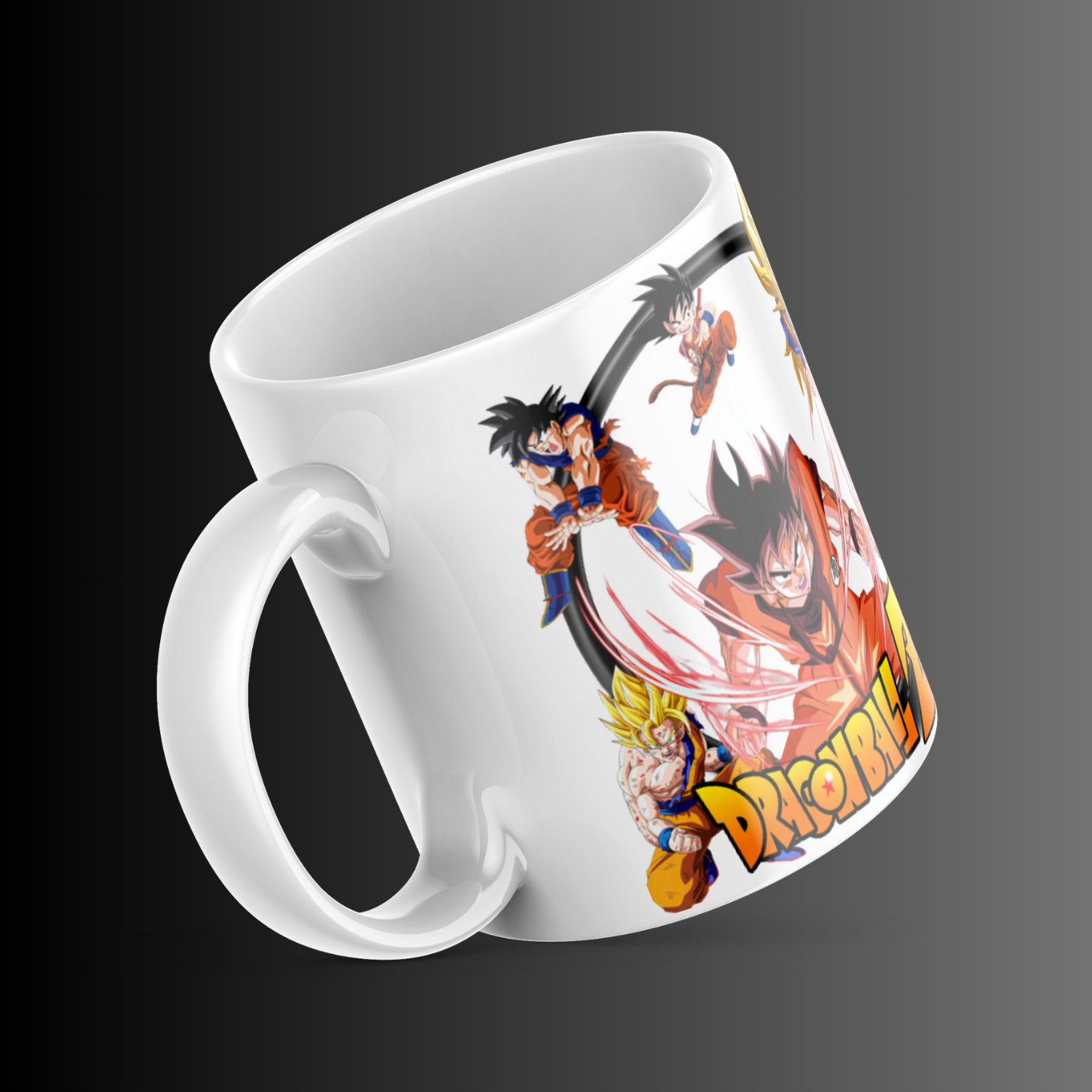 Dragon Ball Z Goku Character Design Mug