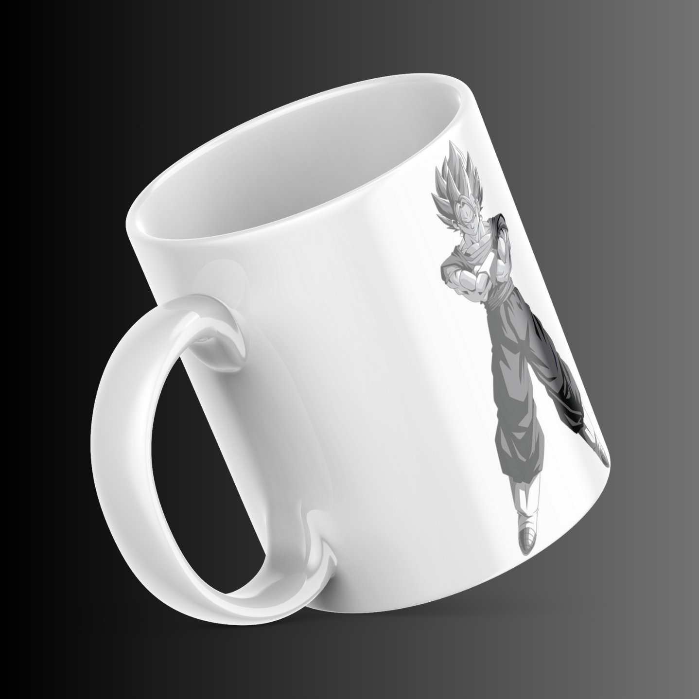 Goku Grey Color Design Mug