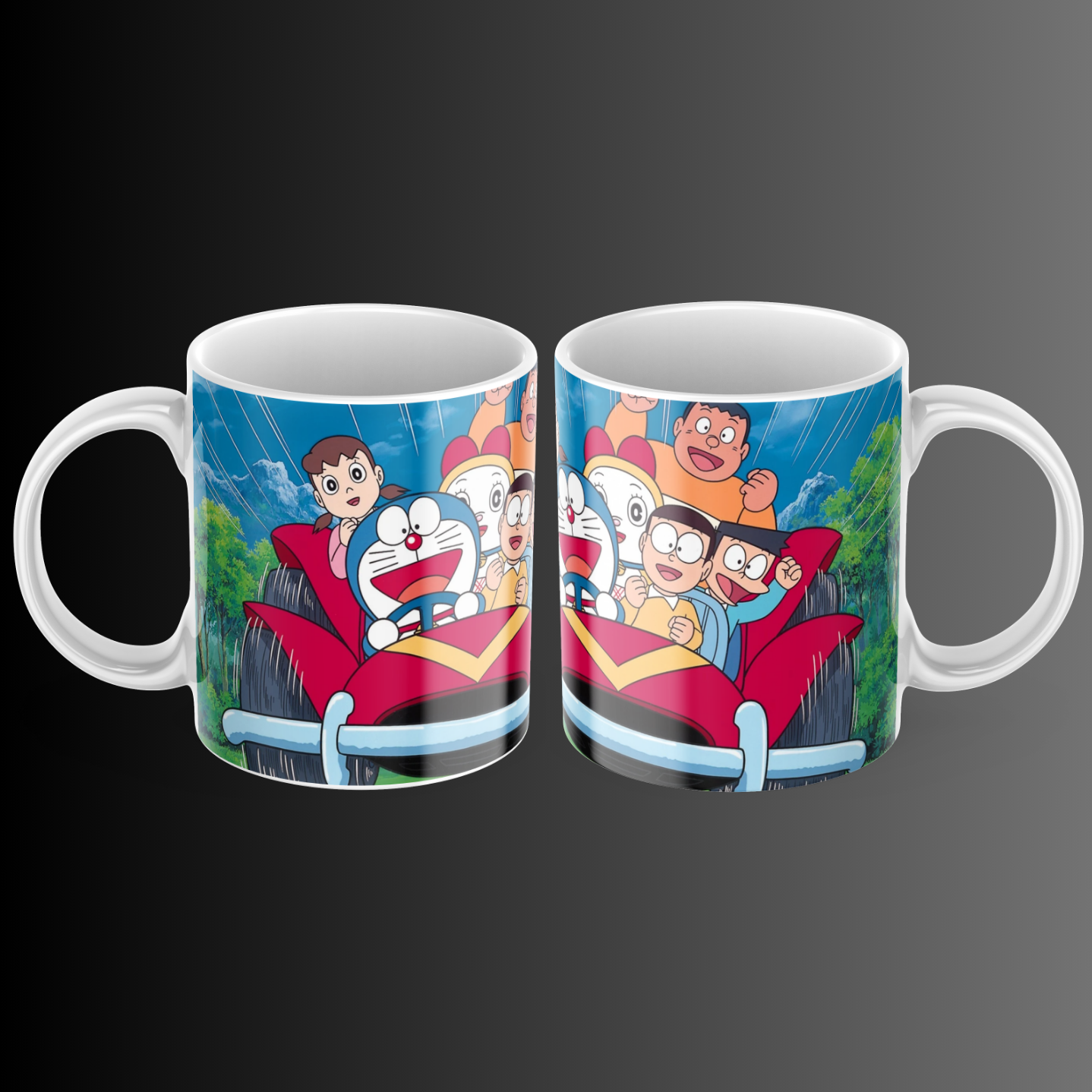 Doraemon Friends Design Mug