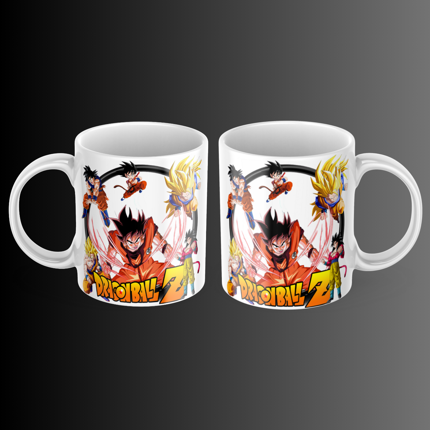 Dragon Ball Z Goku Character Design Mug